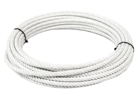 125Ft White Lead Core Lasso 11mm Rope Soga de Plomo - M - Royal Saddles - Ropes/Sogas