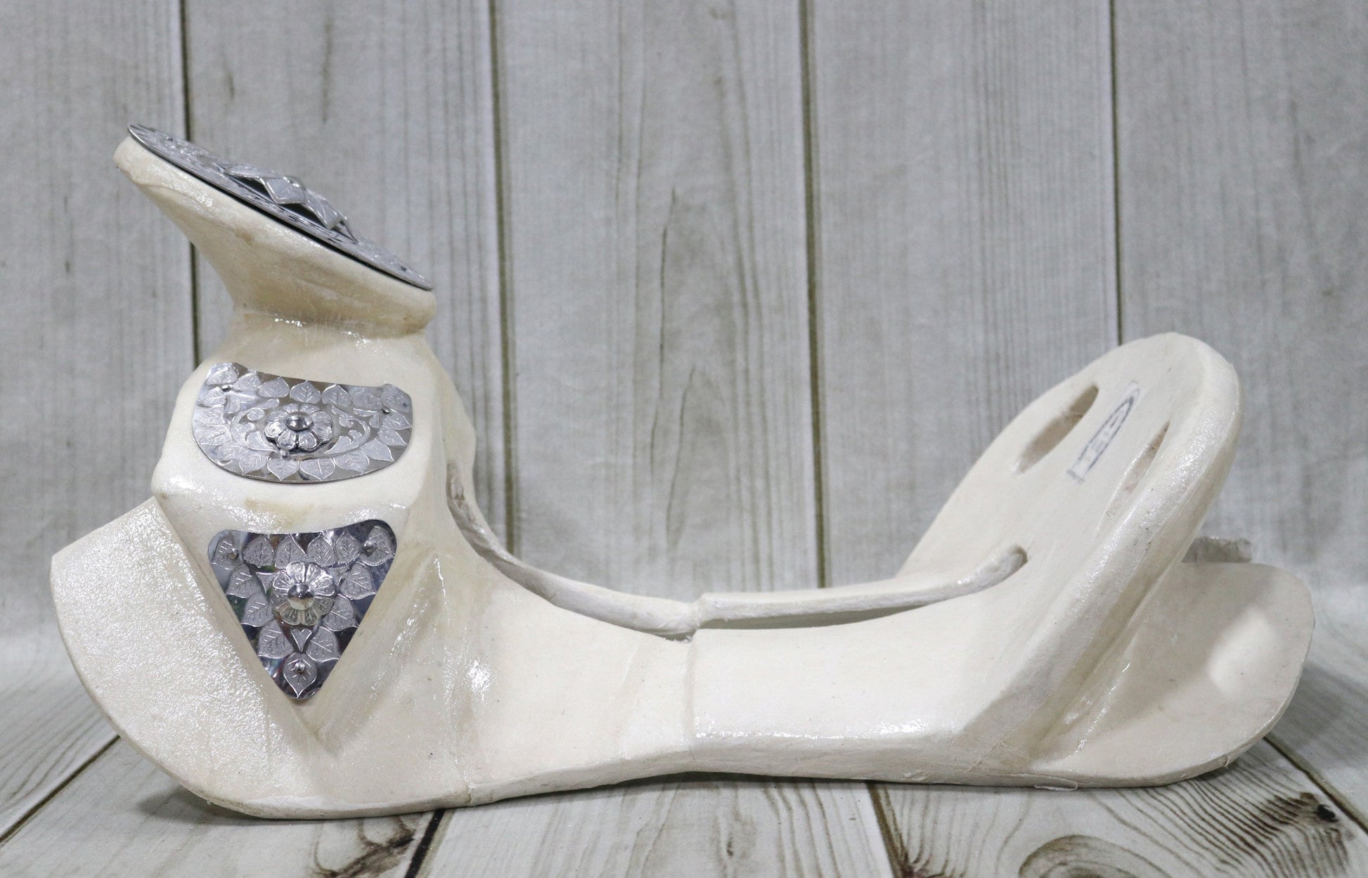 15" Charro Saddle Fuste Con Herraje Acero Inoxidable - M - Royal Saddles - Charro Saddle Parts