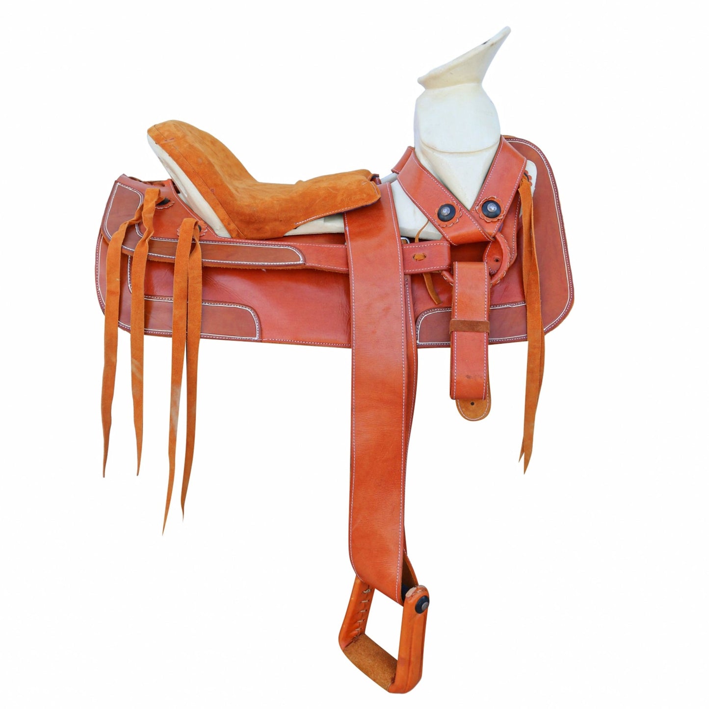 15.5" Miel Charro Montura Saddle - M - Royal Saddles - Charro Saddles/Monturas