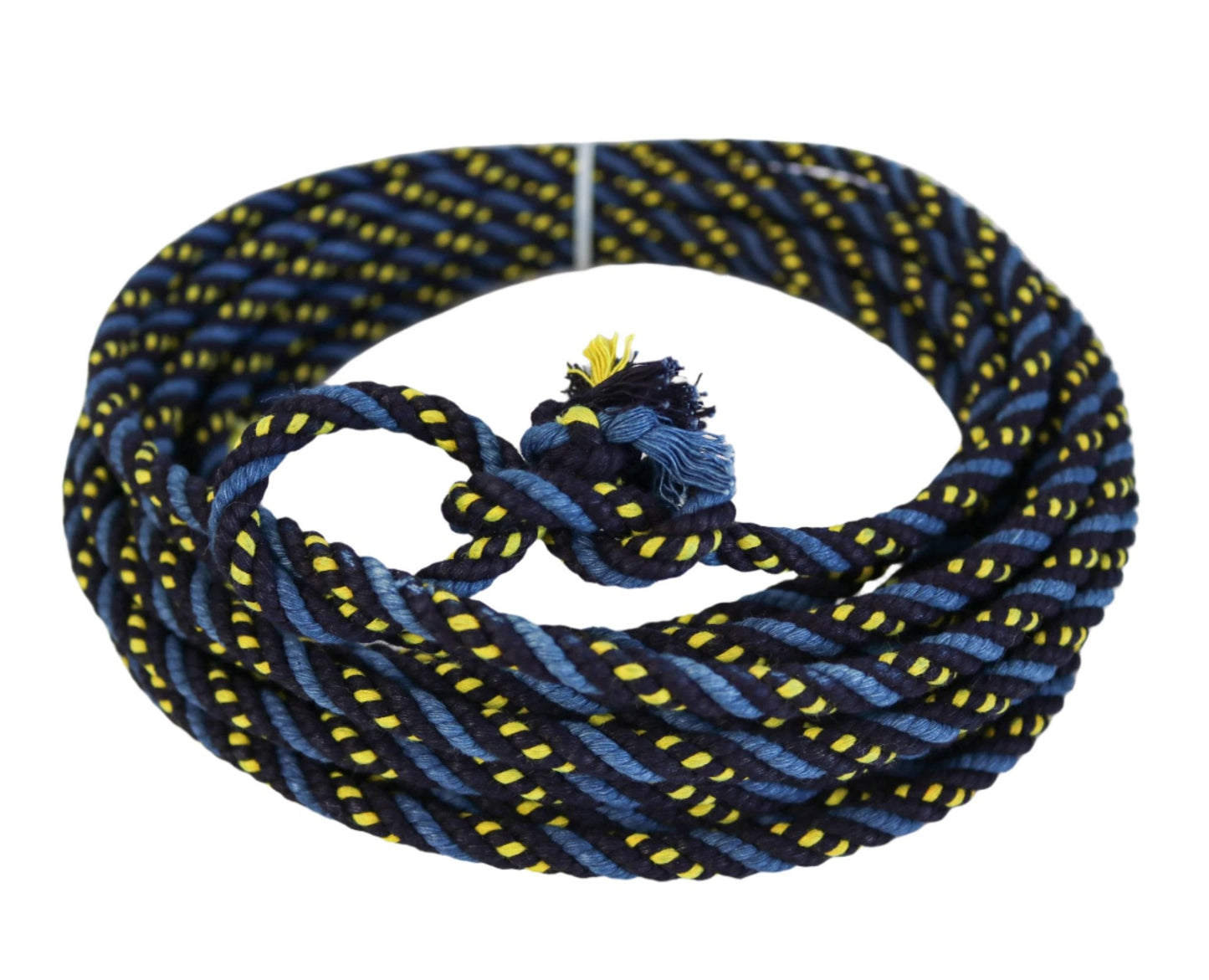 30 Ft Blue Cotton Kids Soga Youth Lariat Rope - M - Royal Saddles - Ropes/Sogas