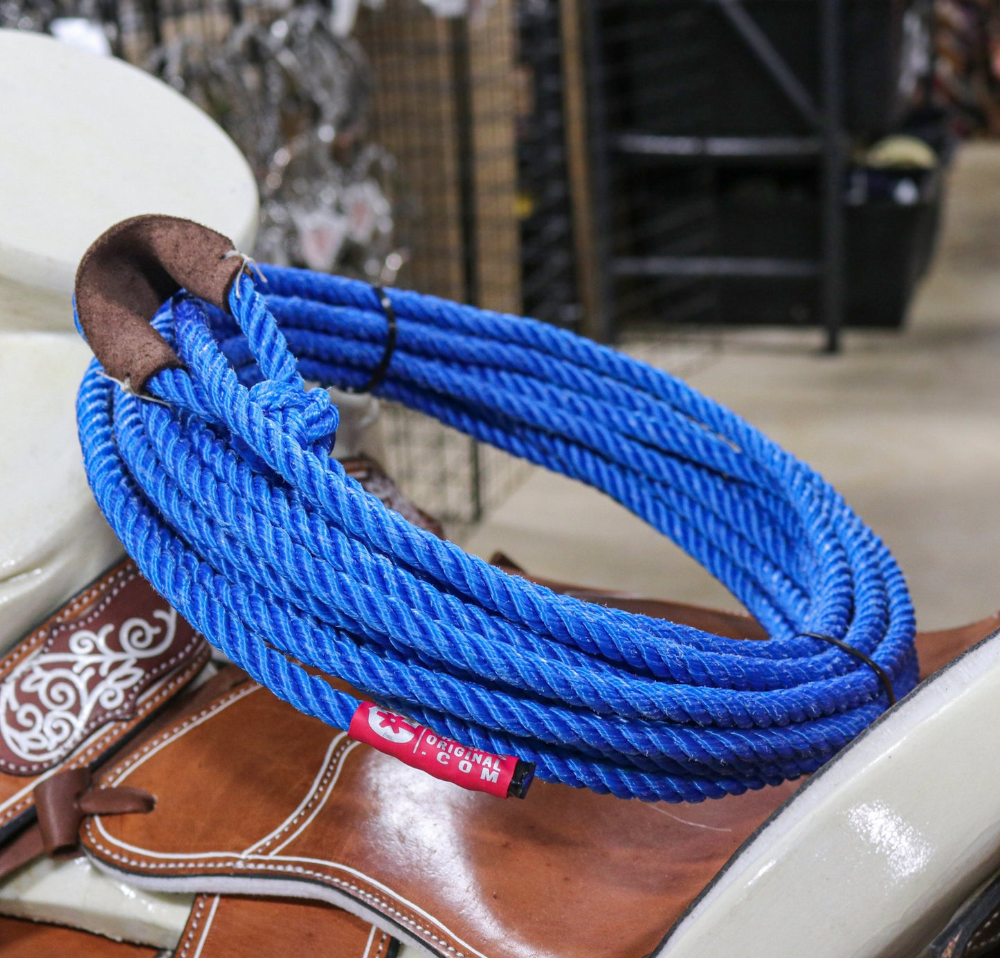 39Ft. (12M) Soga para Florear Azul Trick Rope Charros Original - M - Royal Saddles - Ropes/Sogas