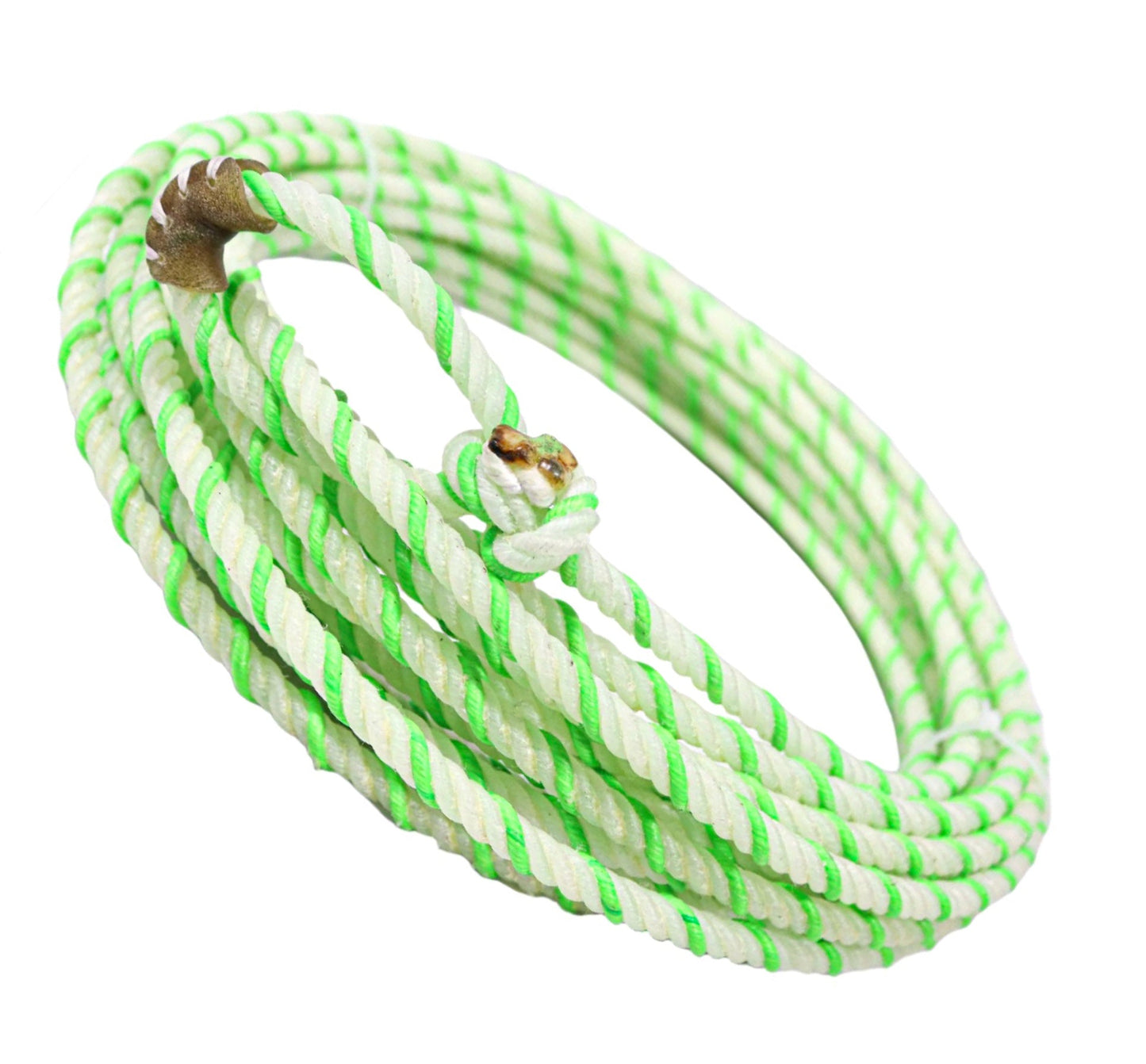 50" Ranch Nylon - Poly Green 3/8" Rope Rodeo Lariat - M - Royal Saddles - Ropes/Sogas