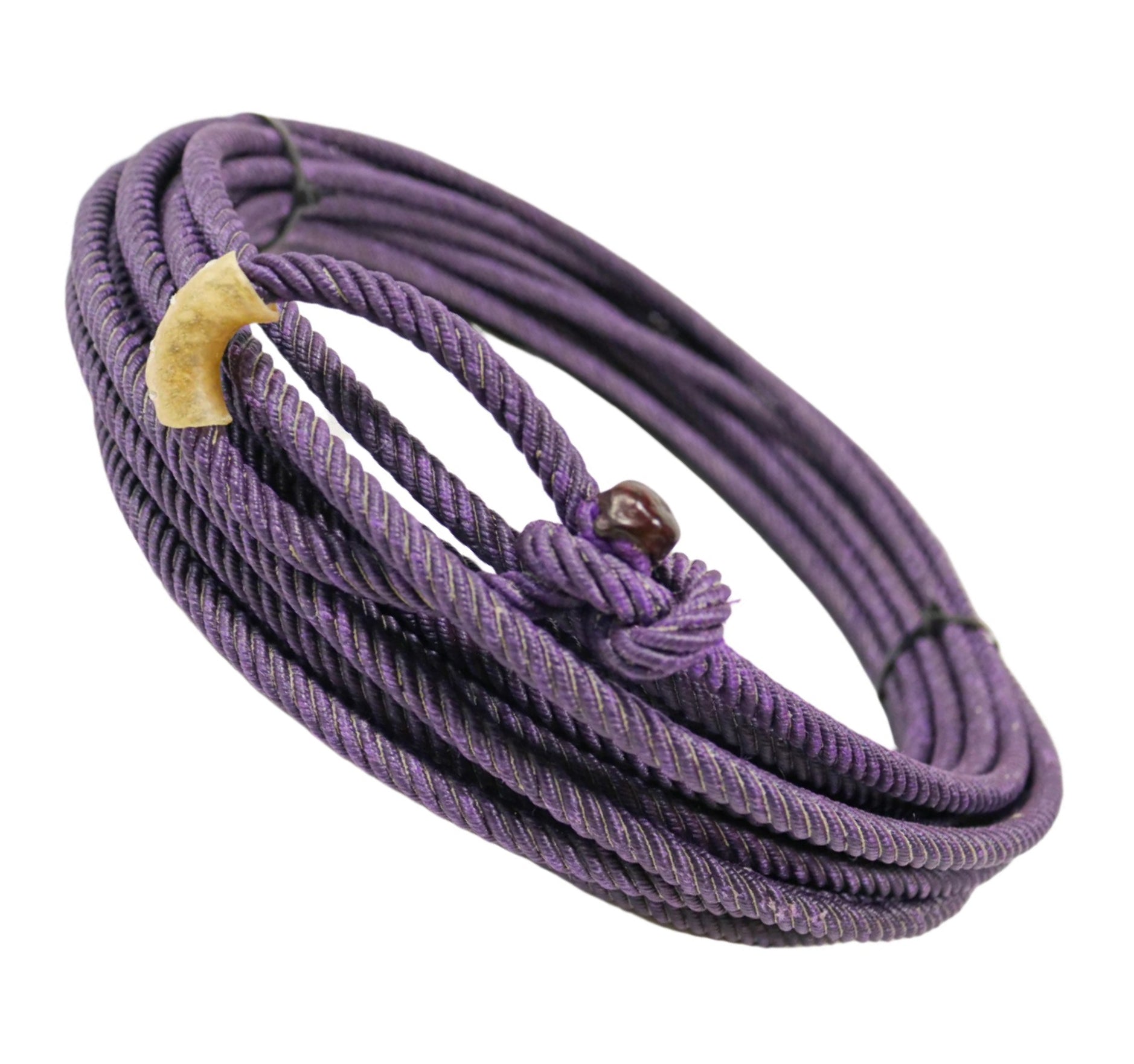 50FT Purple Ranch Nylon 3/8" Rope Rodeo Lariat - M - Royal Saddles - Ropes/Sogas