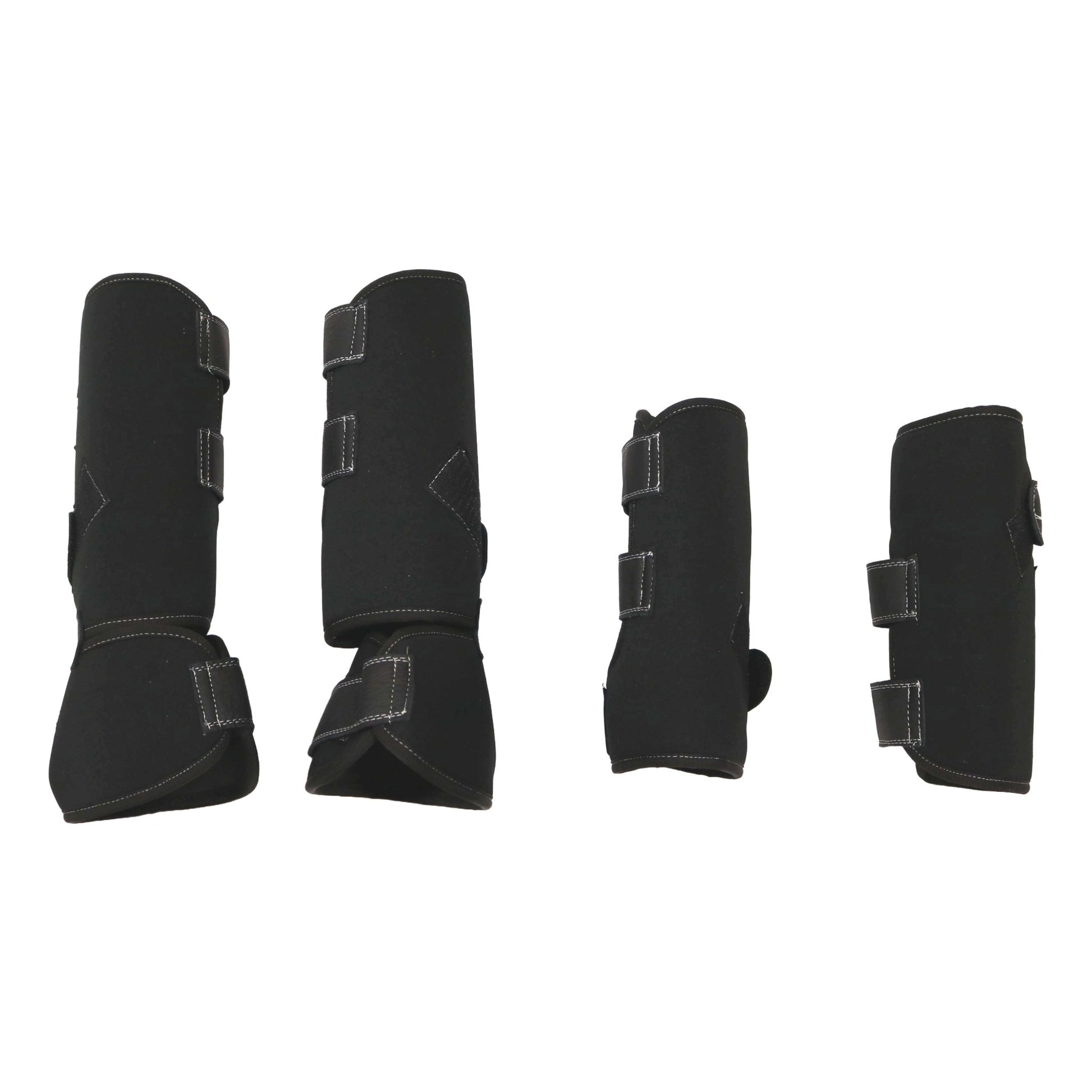 Black Protectores Para Caballos Horse Leg Boots - M - Royal Saddles - Horse Gear