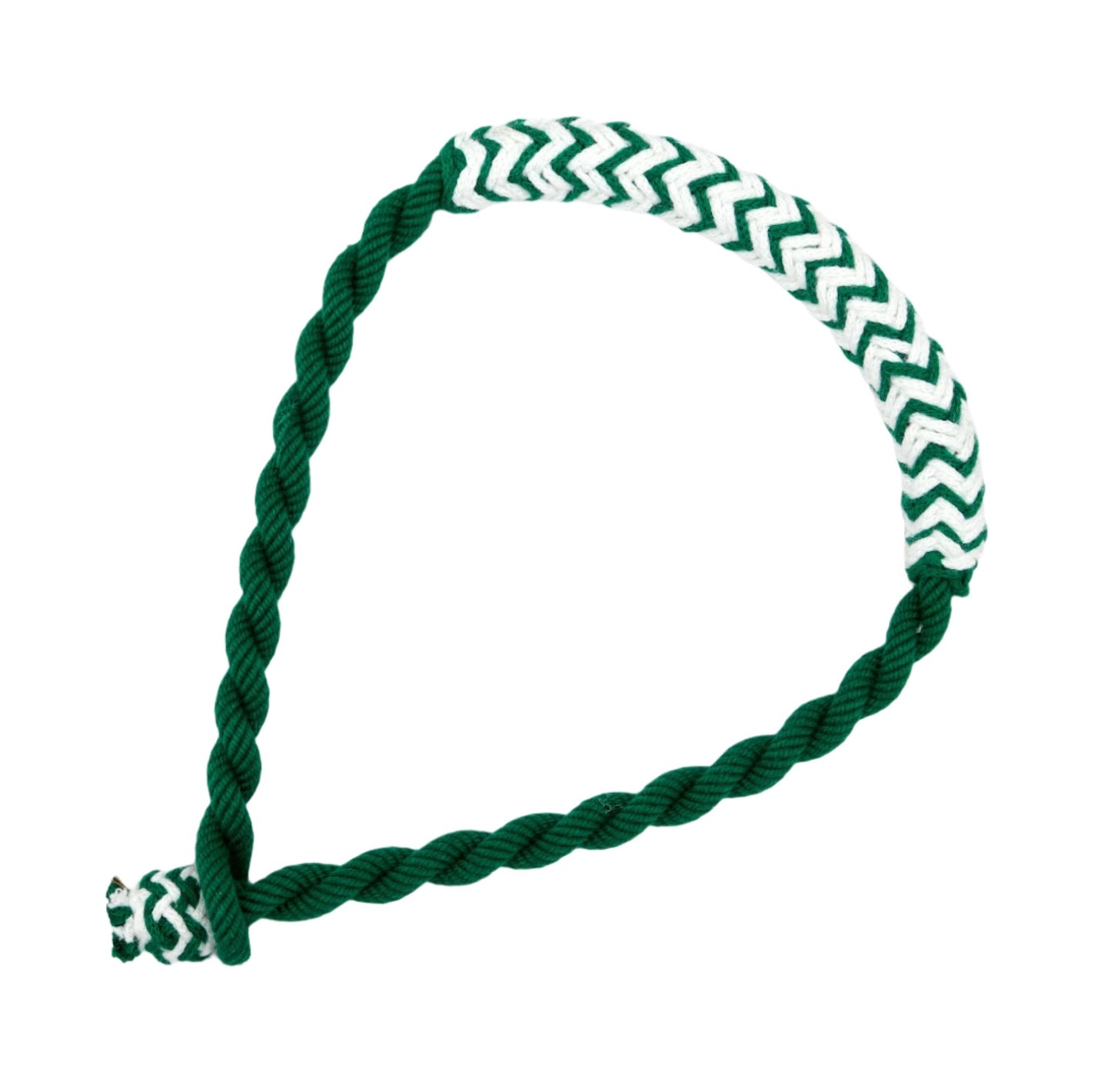 Bosal Caballo Charro Verde Algodon Braided Bosal - M - Royal Saddles - Charro Bozal