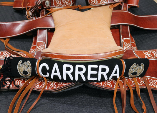 Carrera Black Charro Mexican Saddle Sarape - M - Royal Saddles - Sarapes