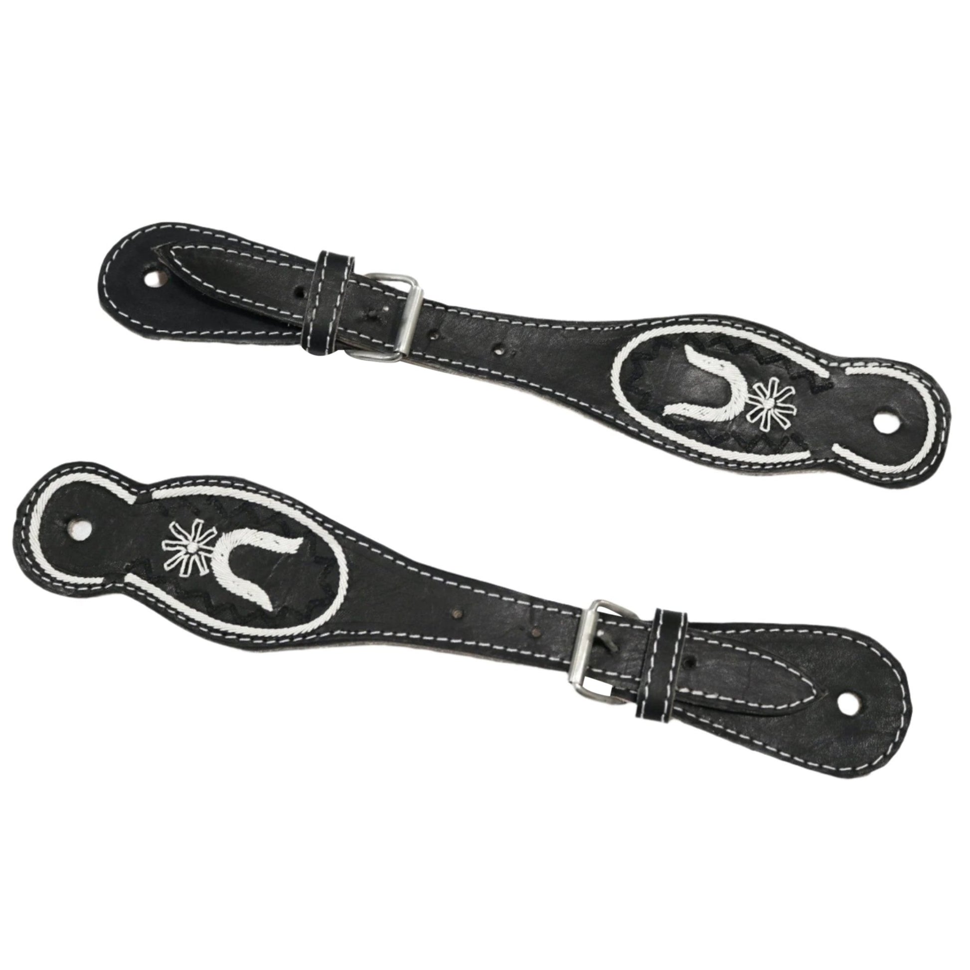 Charro Correones Espuelas Piteados Correas Spurs Straps - M - Royal Saddles - Charro Spurs Strap