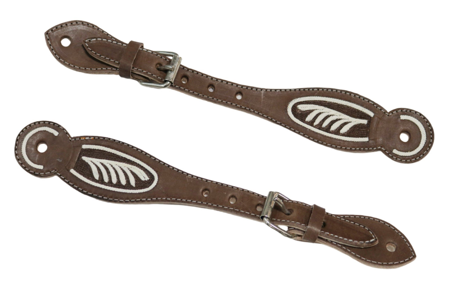 Charro Correones Piteados Correas Espuelas Spurs Straps - M - Royal Saddles - Charro Spurs Strap