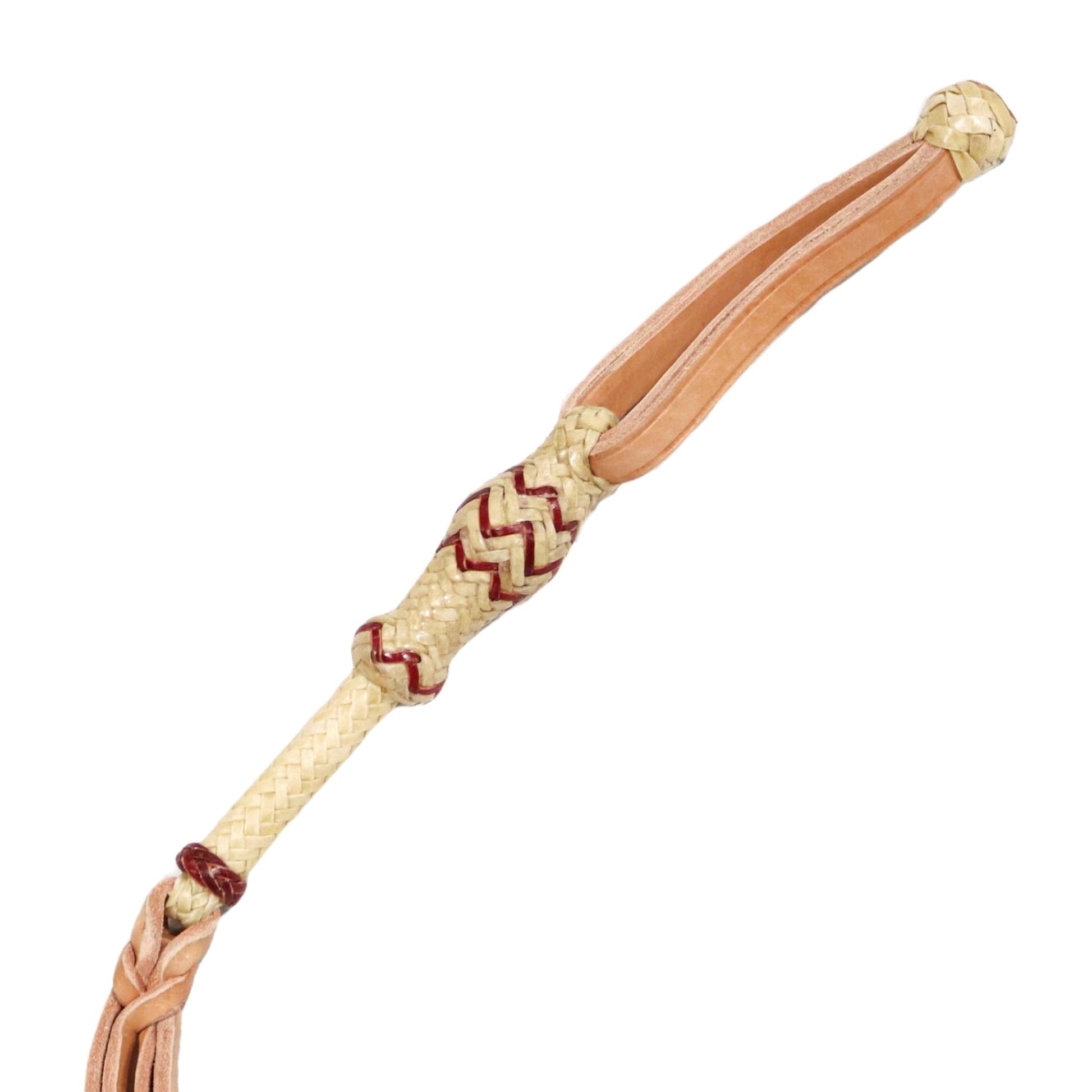 Charro Cuarta Cuero Crudo Rawhide Cowboy Quirt - M - Royal Saddles - Charro Whips/Cuartas