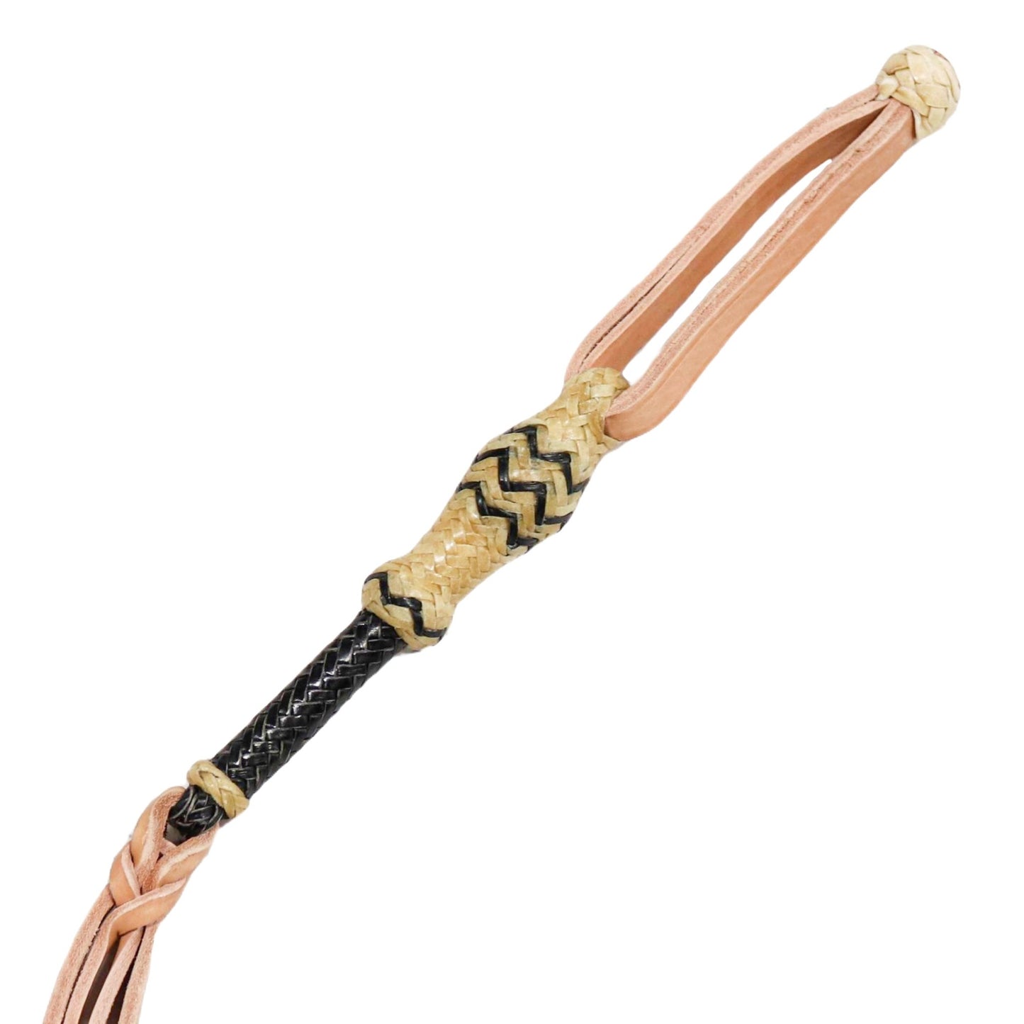 Charro Fina Rawhide Leather Horse Quirt Cuarta - M - Royal Saddles - Charro Whips/Cuartas