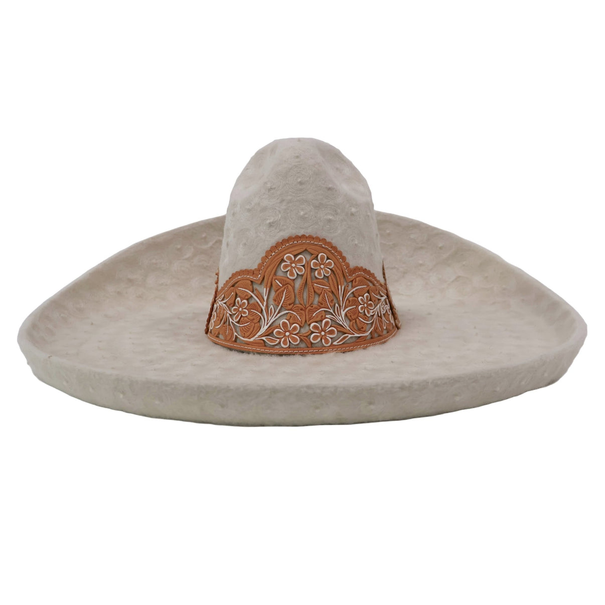 Charro Hat Sombrero MEX 58 Flor Lienzo Charreria - M - Royal Saddles - Sombreros Charros