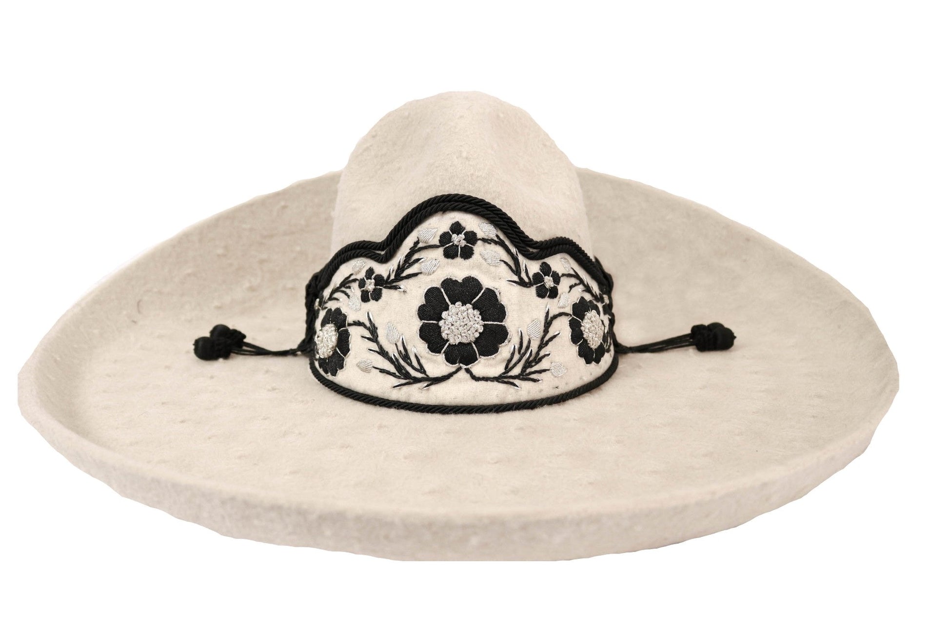 Charro MEX 60 Lana Gray Sombrero Charrería Hat - M - Royal Saddles - Sombreros Charros