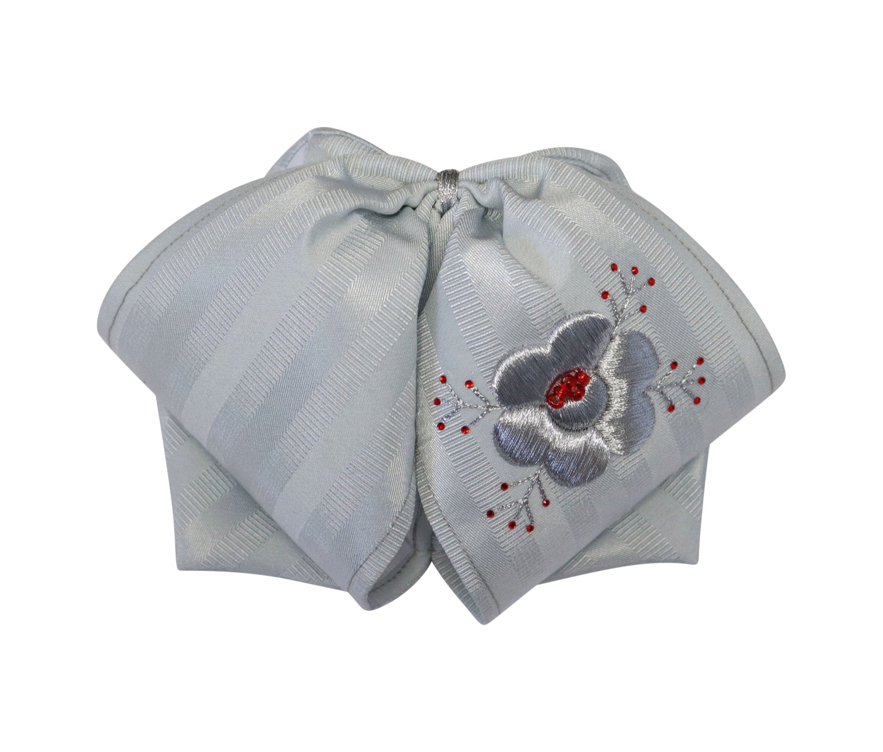 Charro Silver Red Bowtie Mono Camisa Charra - M - Royal Saddles - Monos Charros