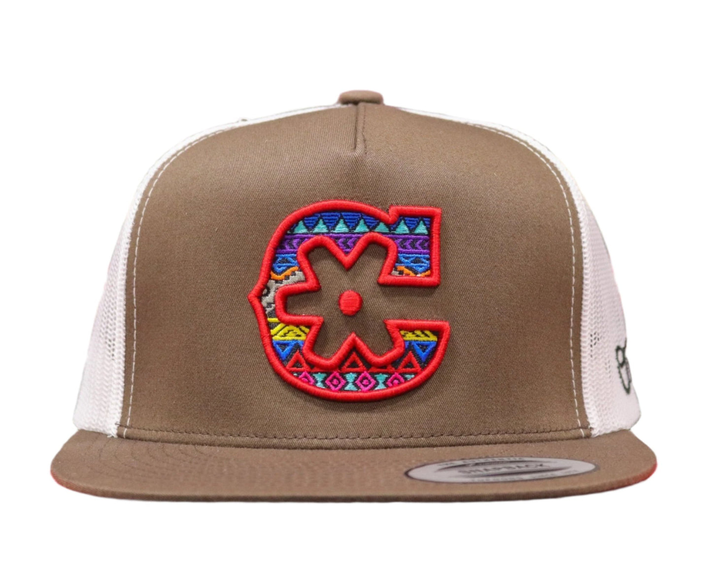 Charros Brown "C" Navajo Snapback - M - Royal Saddles - Charros Original Hats