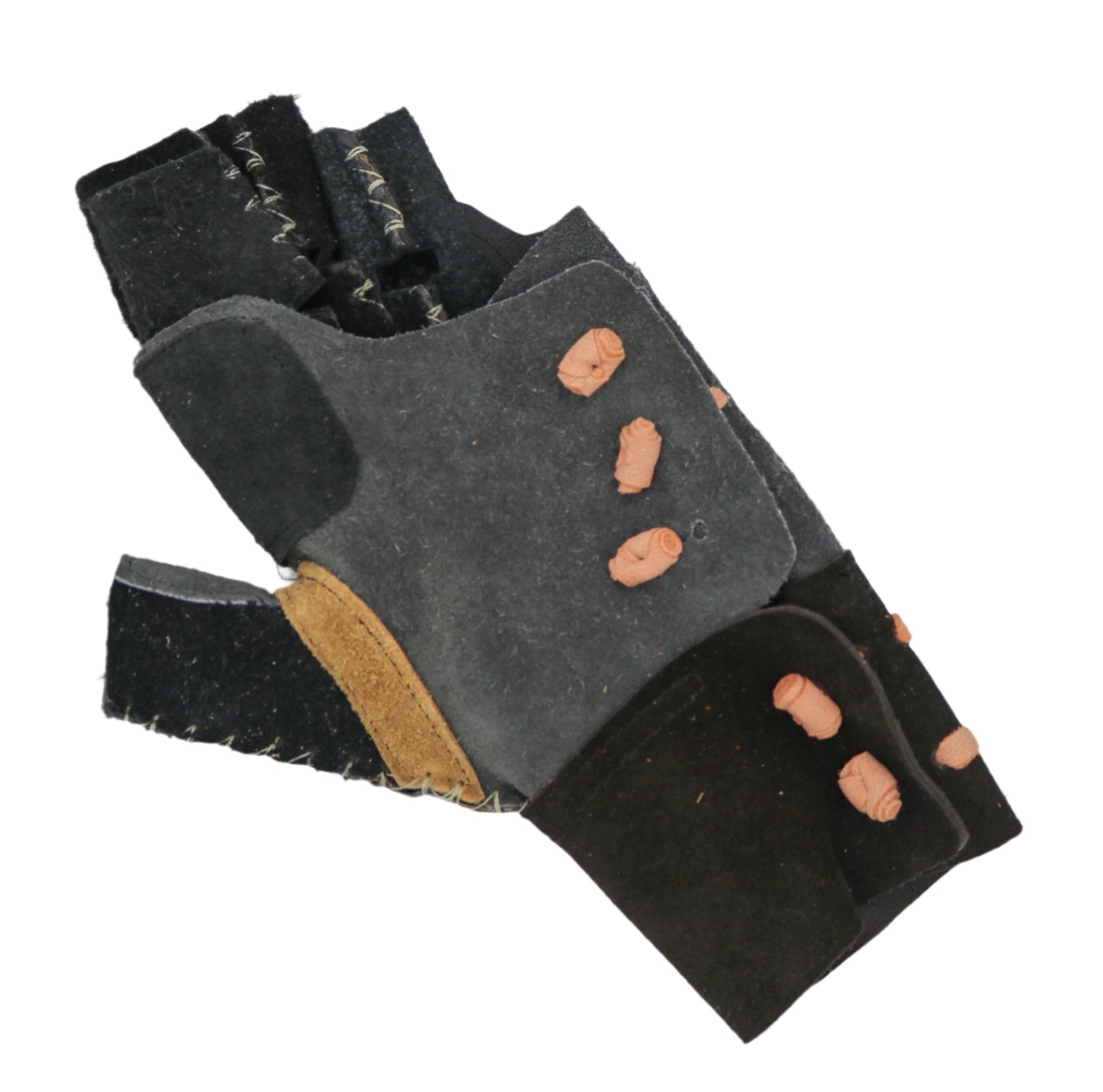 Charros Leather Rodeo (M) Glove Manilla Charra Cafe - M - Royal Saddles - Ropes/Sogas