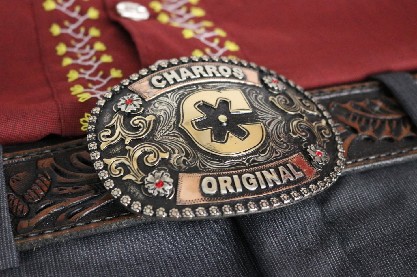 Charros Orig Hebilla Charra Fina - M - Royal Saddles - Belts/Buckles