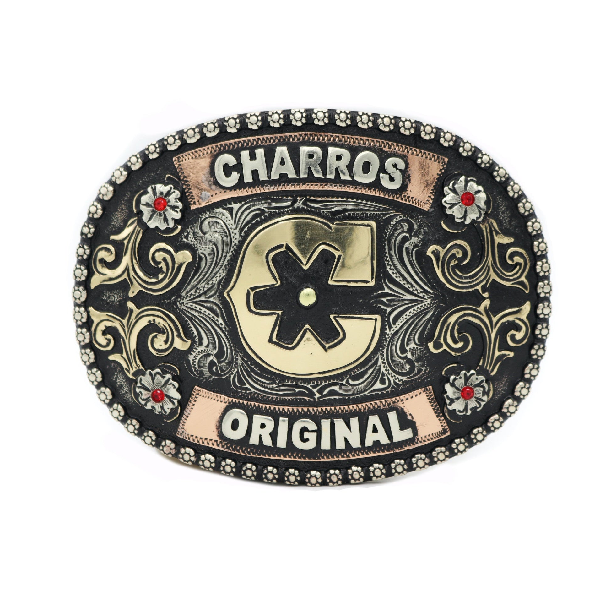 Charros Orig Hebilla Charra Fina - M - Royal Saddles - Belts/Buckles