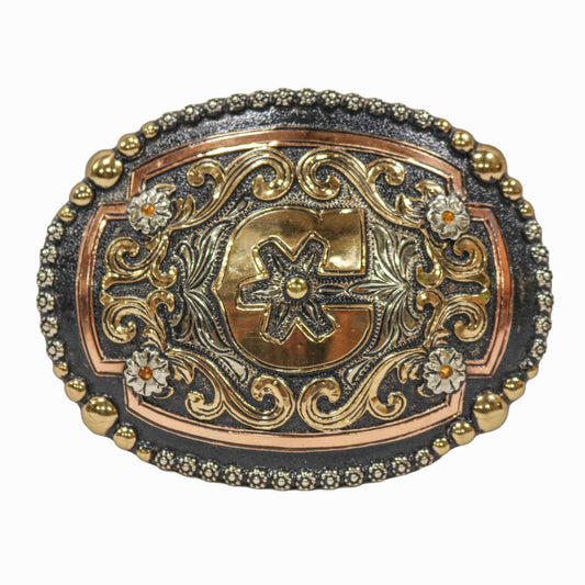 Charros Original Hebilla Charra Custom Buckle - M - Royal Saddles - Belts/Buckles