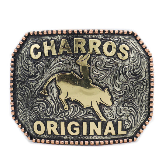 Charros Original Jinete Handmade Buckle - M - Royal Saddles - Belts/Buckles