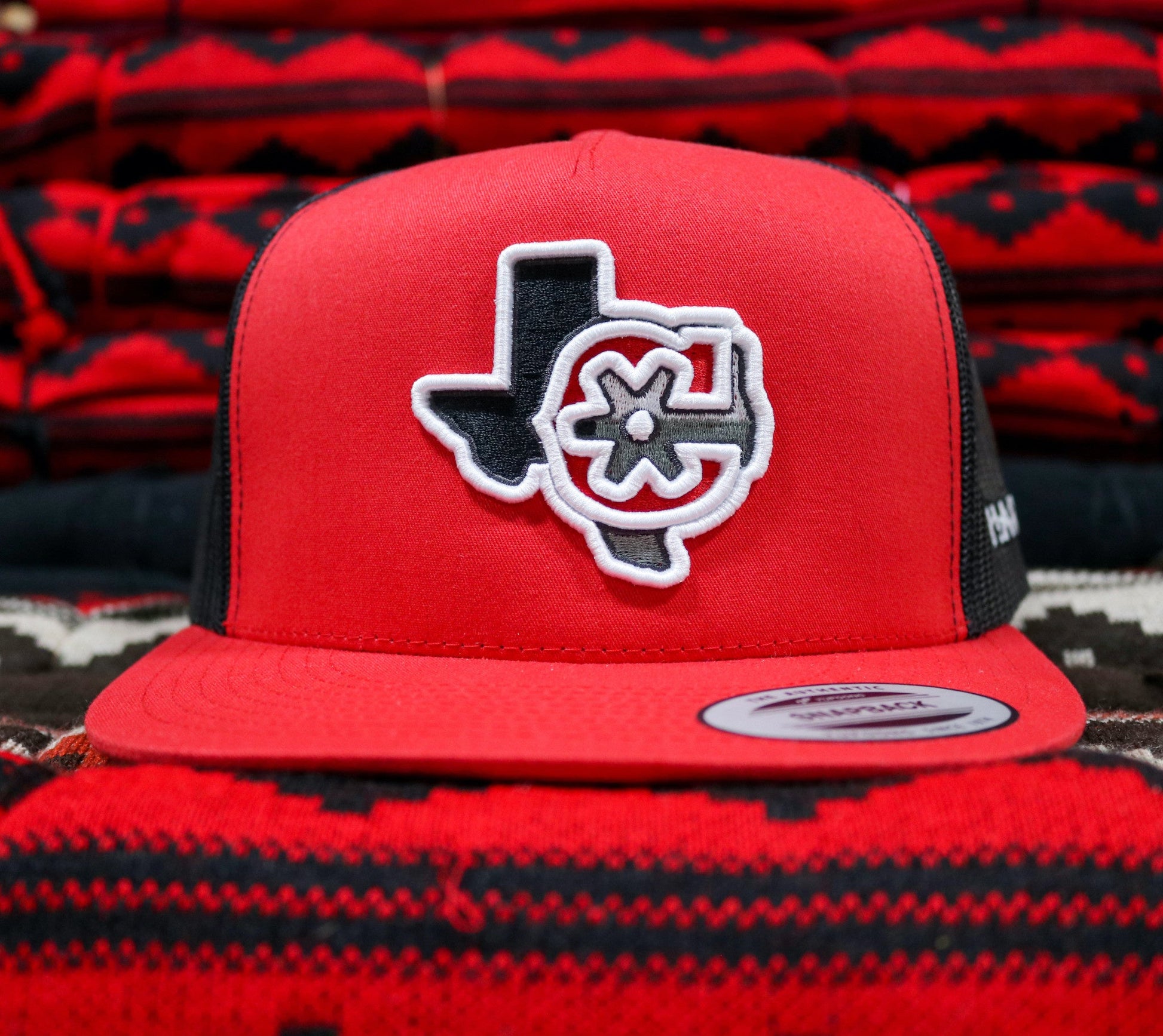 Charros "Tejas" Original Snapback Roja - M - Royal Saddles - Charros Original Hats