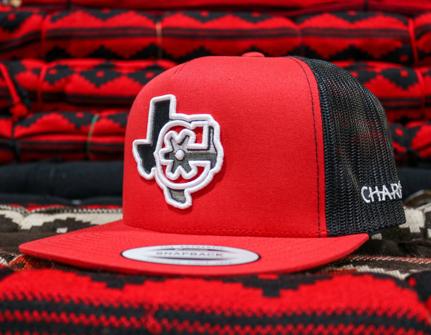 Charros "Tejas" Original Snapback Roja - M - Royal Saddles - Charros Original Hats