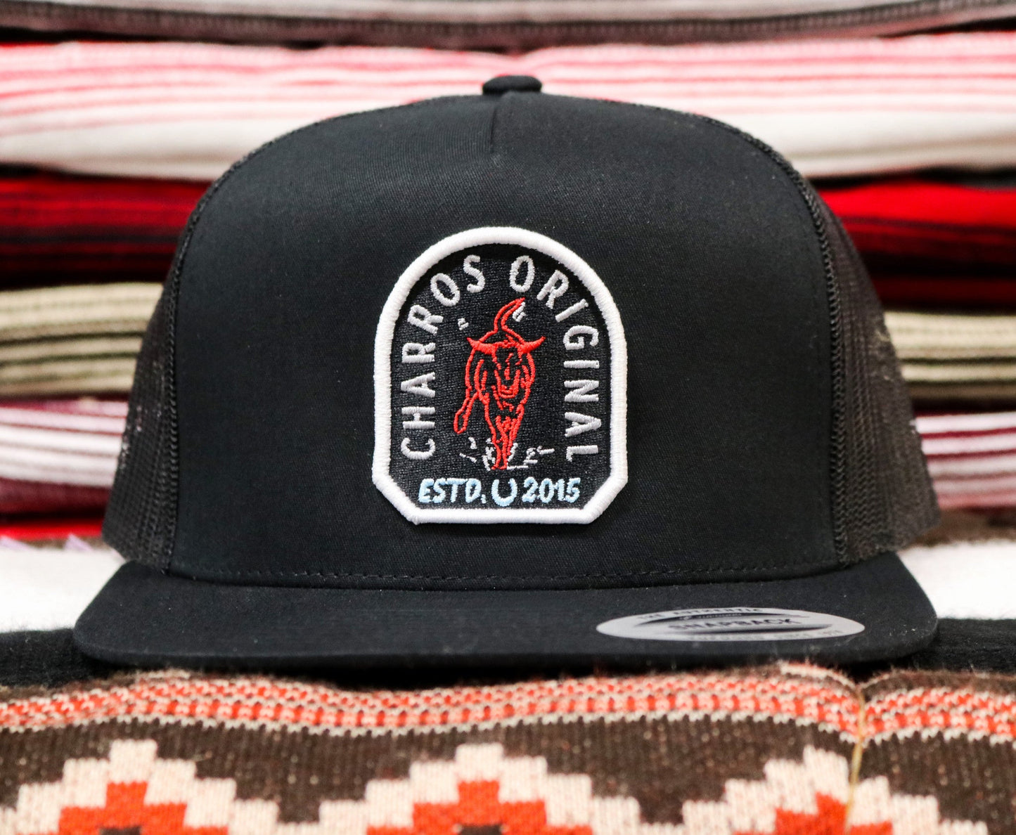 Classic Black Charros Original Trucker Cap - M - Royal Saddles - Charros Original Hats