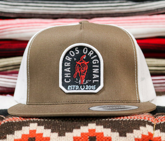 Classic Brown Charros Original Trucker Cap - M - Royal Saddles - Charros Original Hats