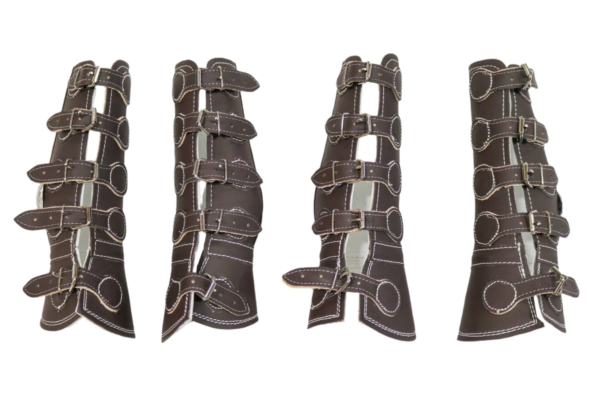 Dark Brown Protectores Para Caballos Horse Leg Boots - M - Royal Saddles - Horse Gear