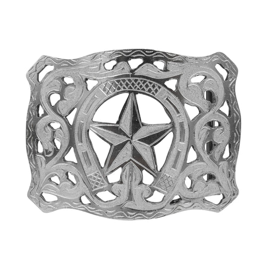 Engraved Charro Hebilla Charra Belt Buckle - M - Royal Saddles - Belts/Buckles