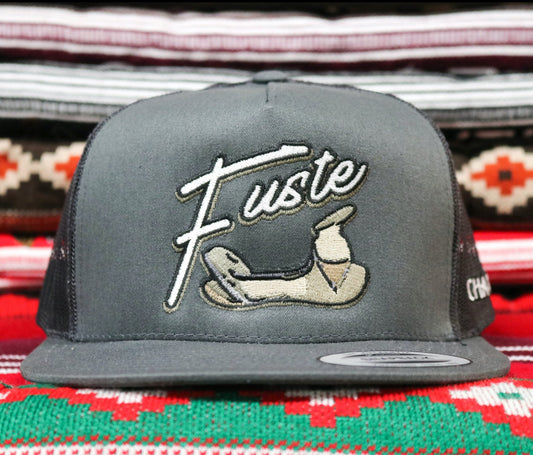 Gray "Fuste" Original Trucker Hat - M - Royal Saddles - Charros Original Hats