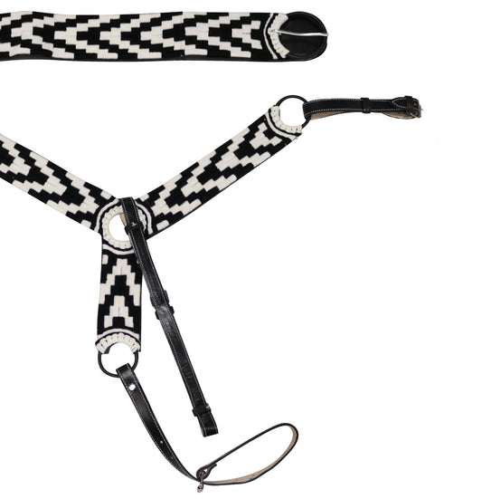 Greca Charro Breast Collar/ 35" Cinch Pechera Para Caballo Cincho - M - Royal Saddles - Charro Breastcollar/Pechera