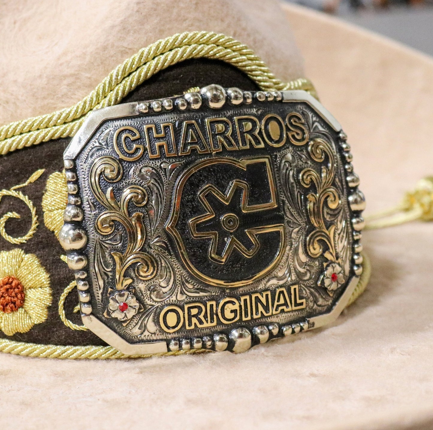 Handmade "C" Buckle Charros Original Hebilla - M - Royal Saddles - Belts/Buckles