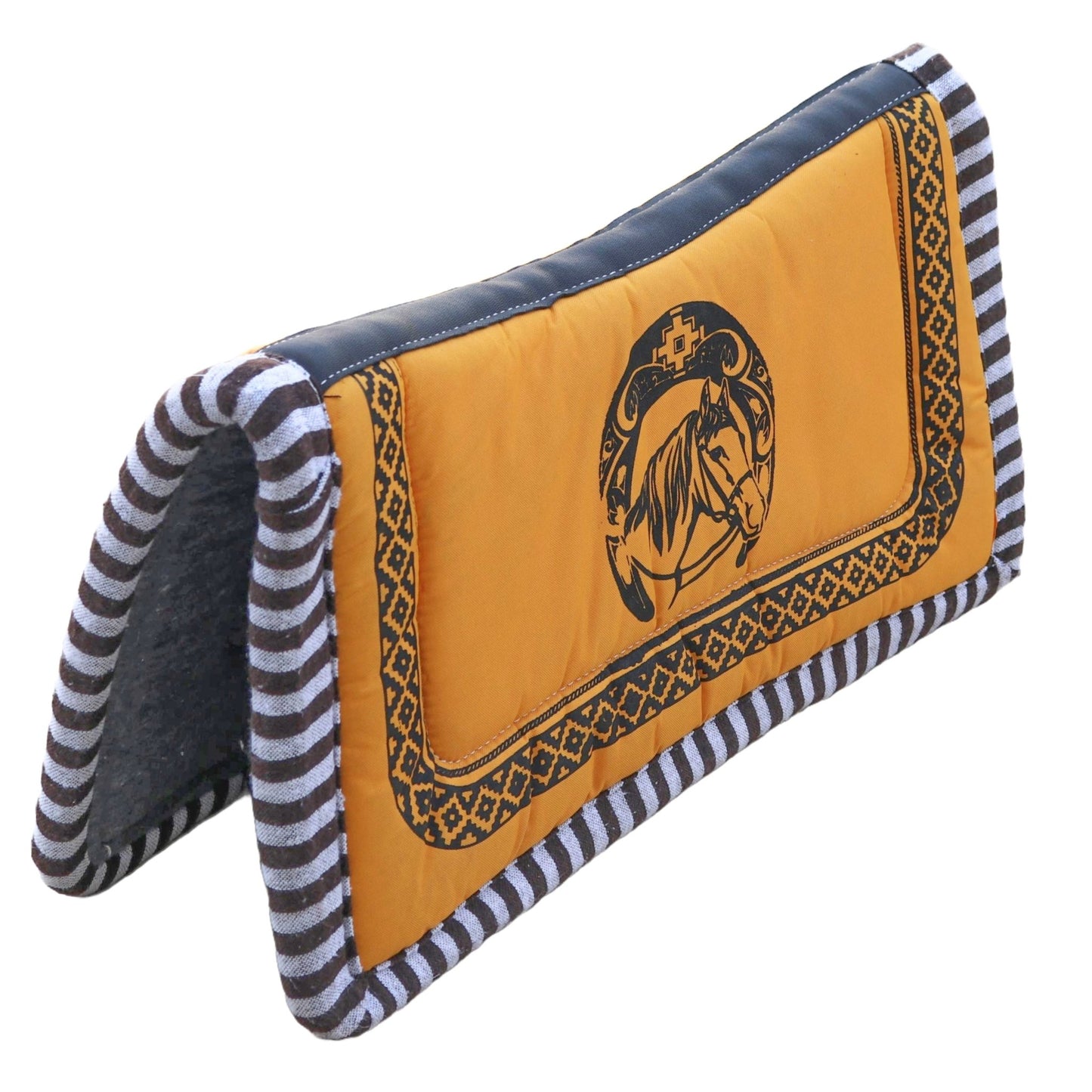 Horse Saddle Pad Carona Charra Lienzo - M - Royal Saddles - Charro Pads/Caronas