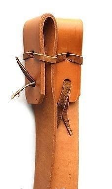 Leather Flank Rear back Billets (Pair) - M - Royal Saddles - Western Saddle Parts