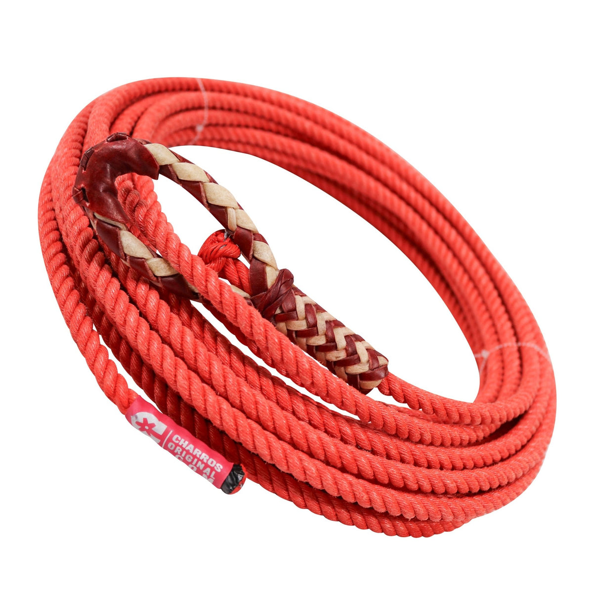 LIMITED 70FT Red 11mm (Lead Core) Rope Soga Plomo - M - Royal Saddles - Ropes/Sogas