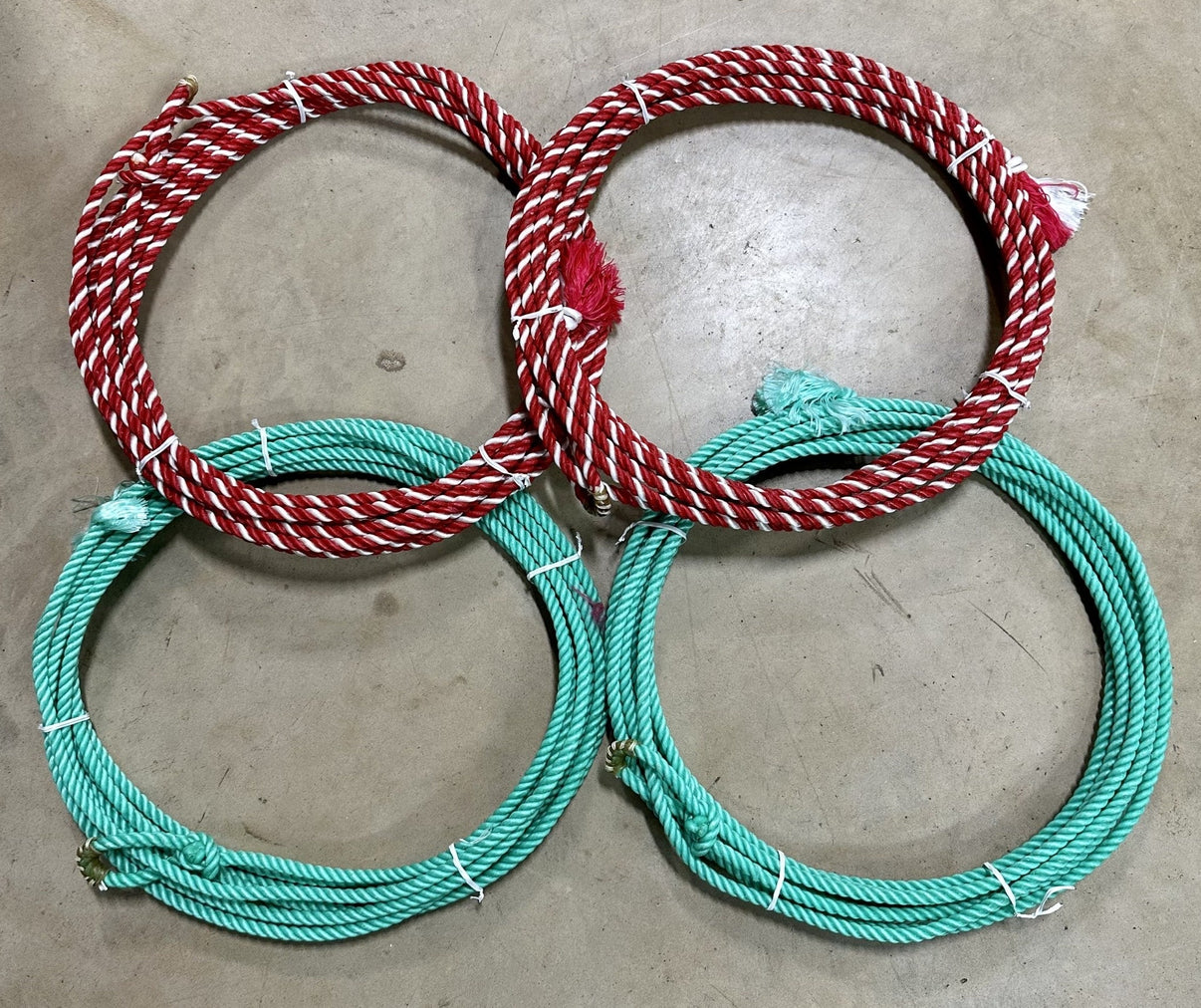 (Lot Of 4) 30FT Western Adult Lasso Rope Discount - M - Royal Saddles - 