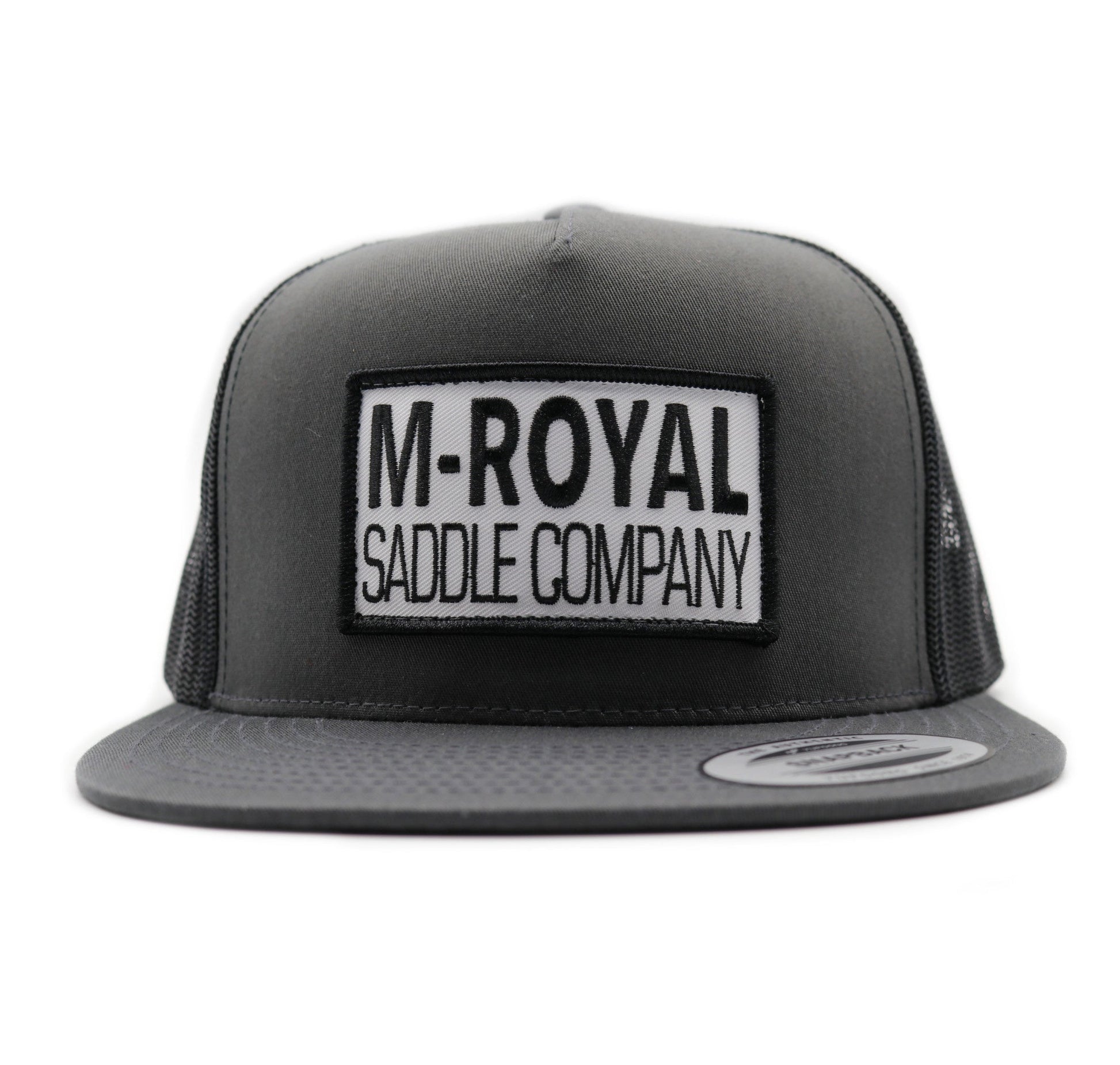 M - Royal Saddle Company Grey Trucker Hat Cachucha - M - Royal Saddles - 