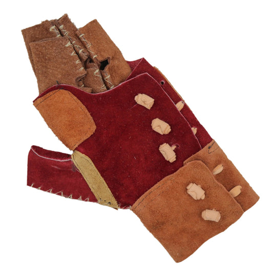 Manganas Charra Larga (L) Brown Charro Glove Charreria - M - Royal Saddles - Ropes/Sogas