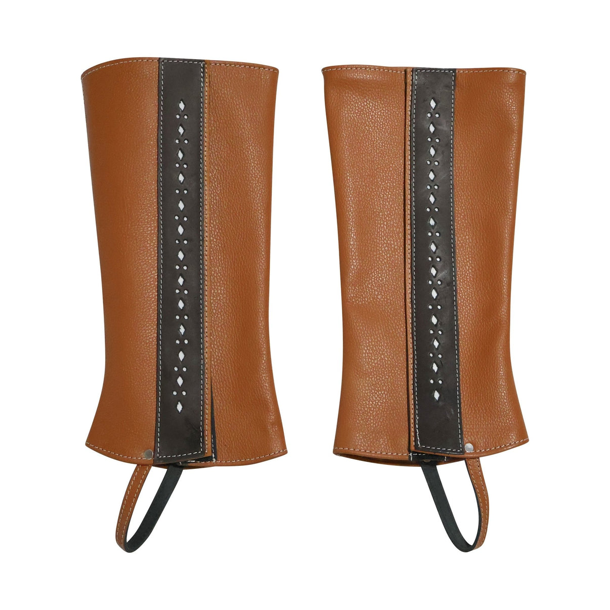 Mexican Half Chaps Polainas Charras Piel - M - Royal Saddles - Charro Polainas/Chaps