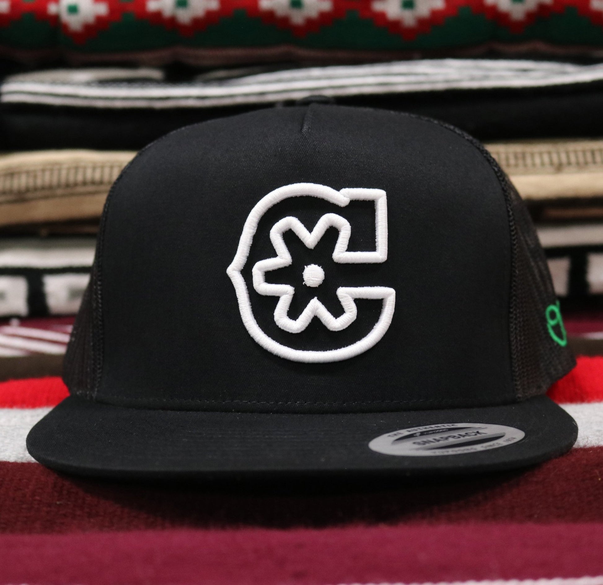 "MX" CHARROS Original Black Snapback - M - Royal Saddles - Charros Original Hats