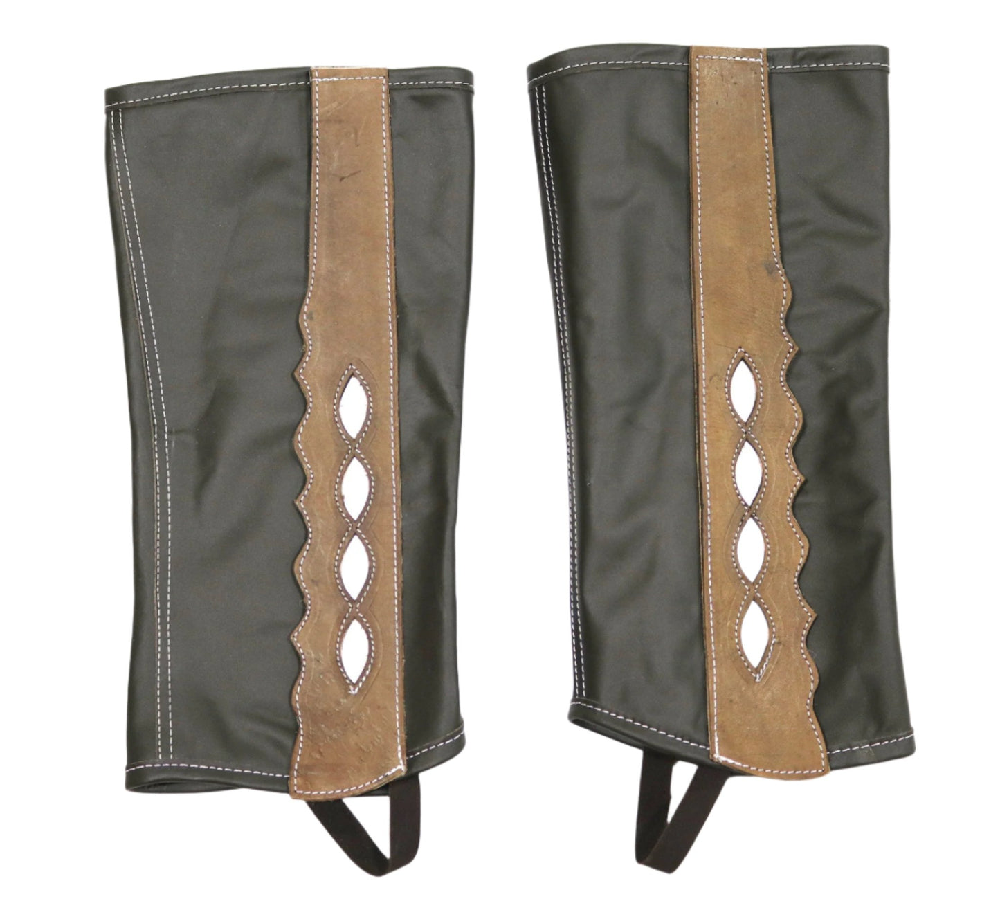 Polainas Charras Brown (L) Charro Half Chaps - M - Royal Saddles - Charro Polainas/Chaps