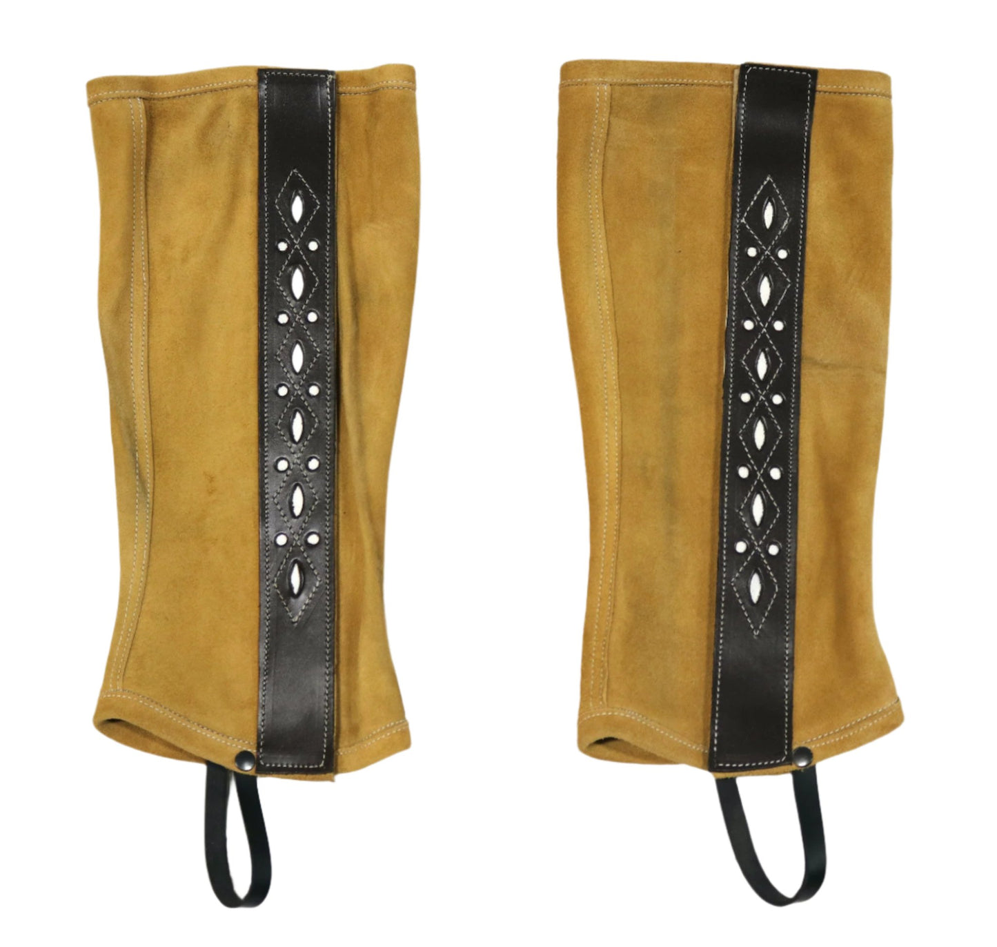 Polainas Charras Medium Half Chaps Cowboy - M - Royal Saddles - Charro Polainas/Chaps