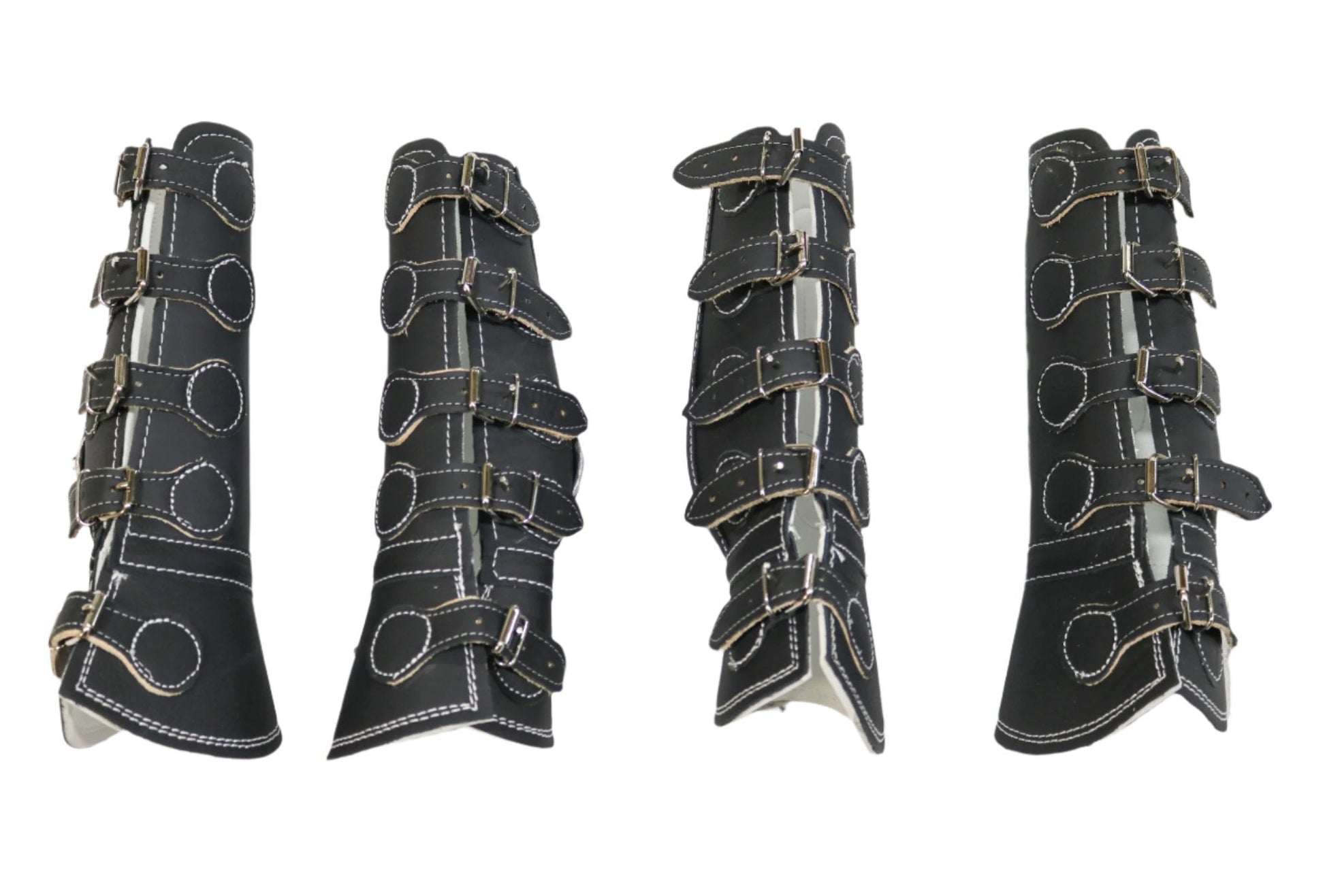 Protectores Black Charro Horse Leg Boot Protector - M - Royal Saddles - Horse Gear