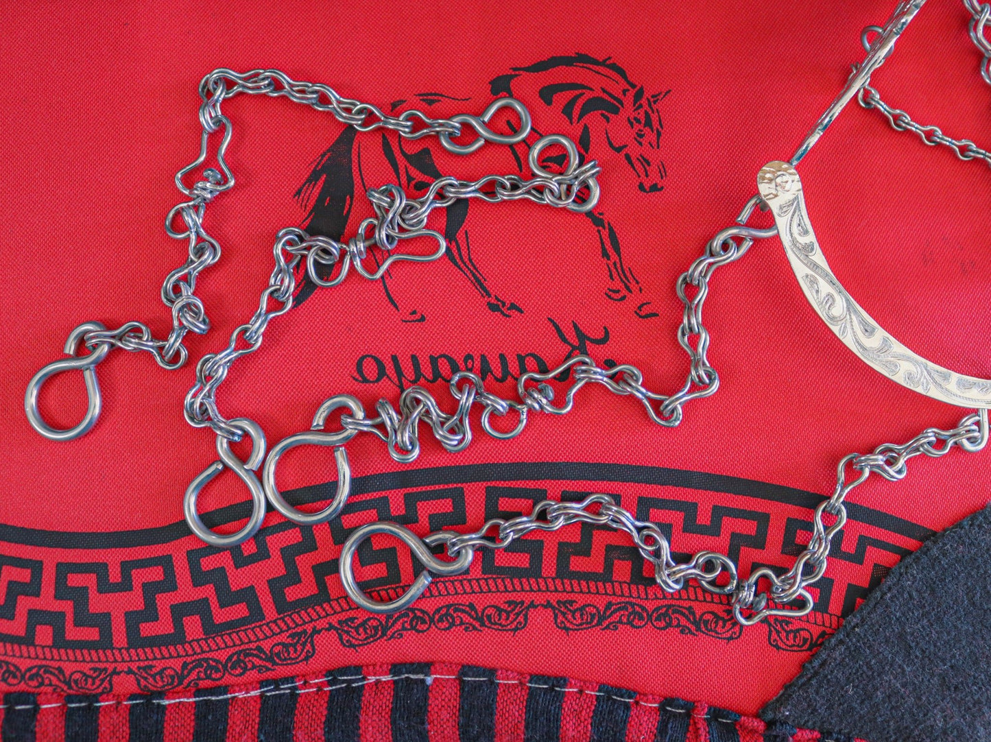 Replacement Charro Freno Bit Chains Cadenillas - M - Royal Saddles - Charro Bits/Frenos