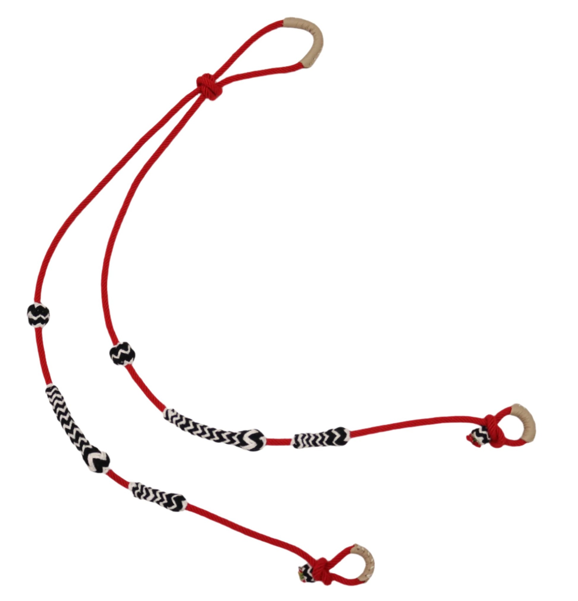 Riendas Charras Rojas Red Charro Reins - M - Royal Saddles - Charro Reins