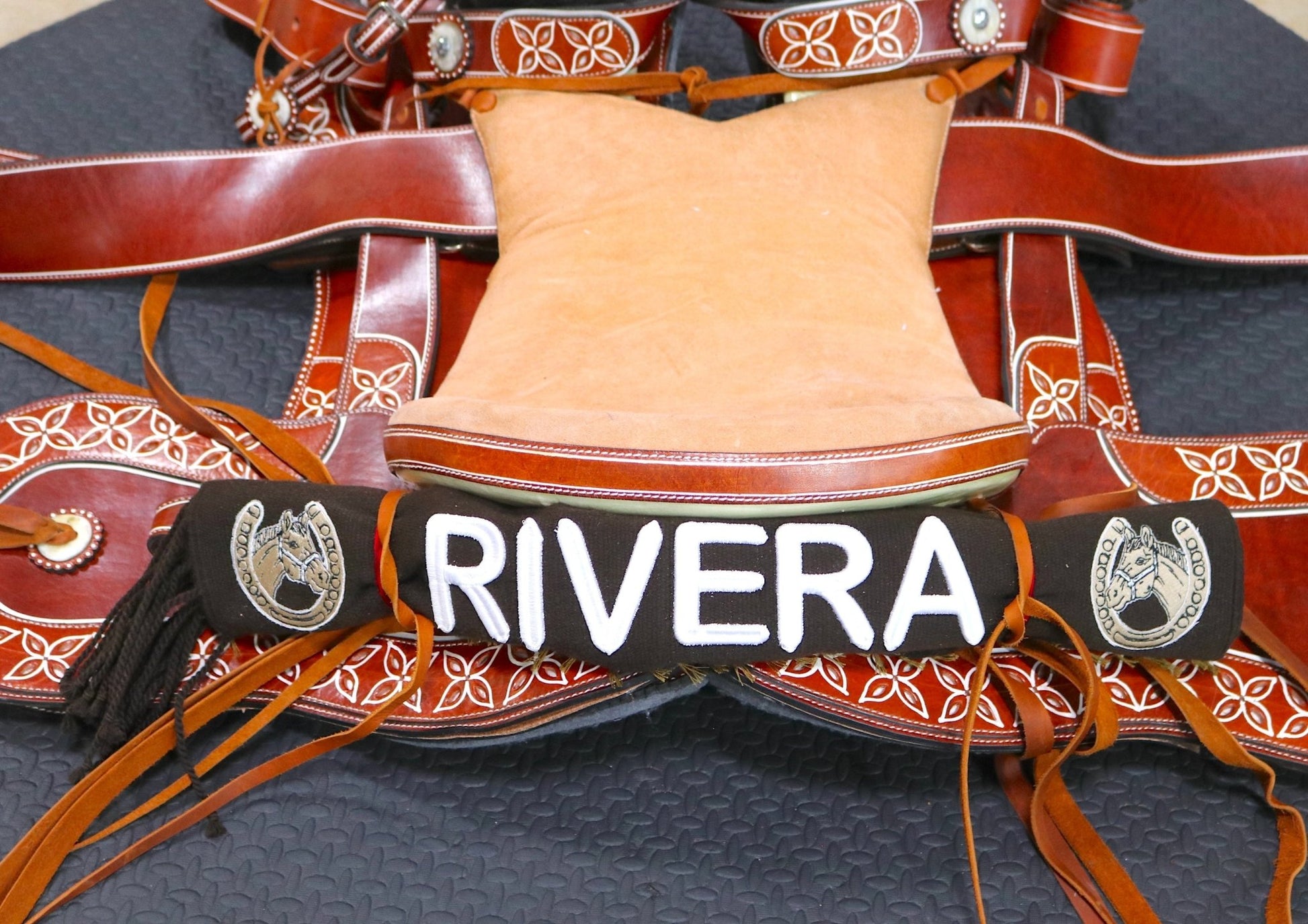 Rivera Brown Charro Saddle Sarape - M - Royal Saddles - Sarapes