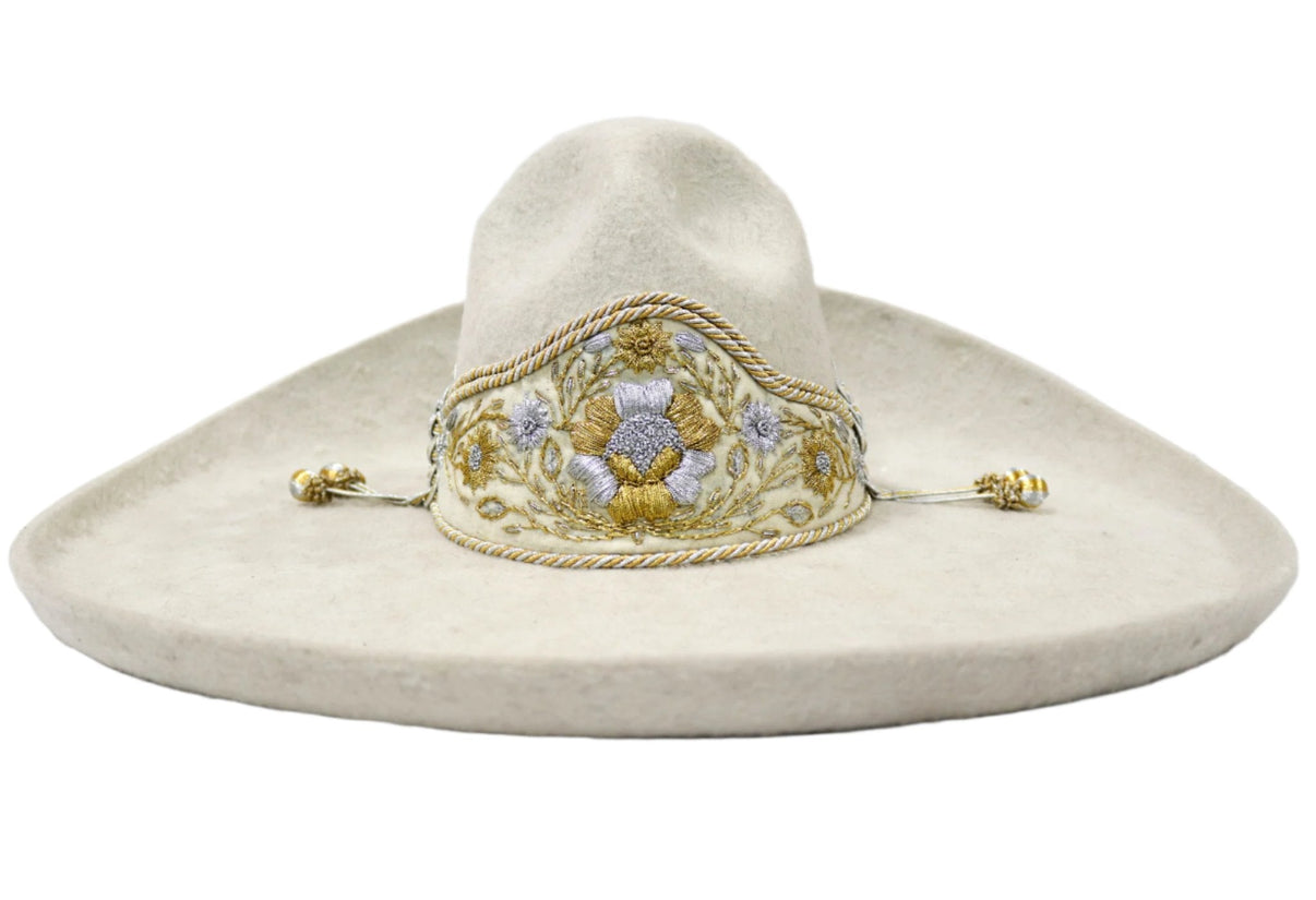 Sombrero MEX 60 Charro Toquilla Lana Mexican Hat - M - Royal Saddles - Sombreros Charros