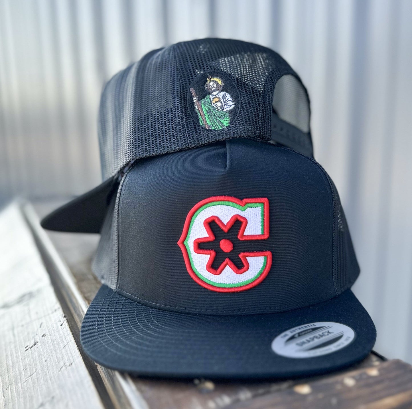 "TRI" San Judas Black Charros Original Limited Hat - M - Royal Saddles - Charros Original Hats